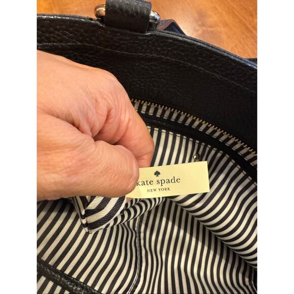 Women’s new with tags, Kate Kate Spade, leather shoulder bag/purse, black - Picture 5 of 9